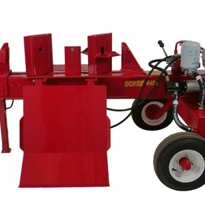 Professional-grade gas-powered 4490 Split-Fire log splitter with 4-way knife and log lifter