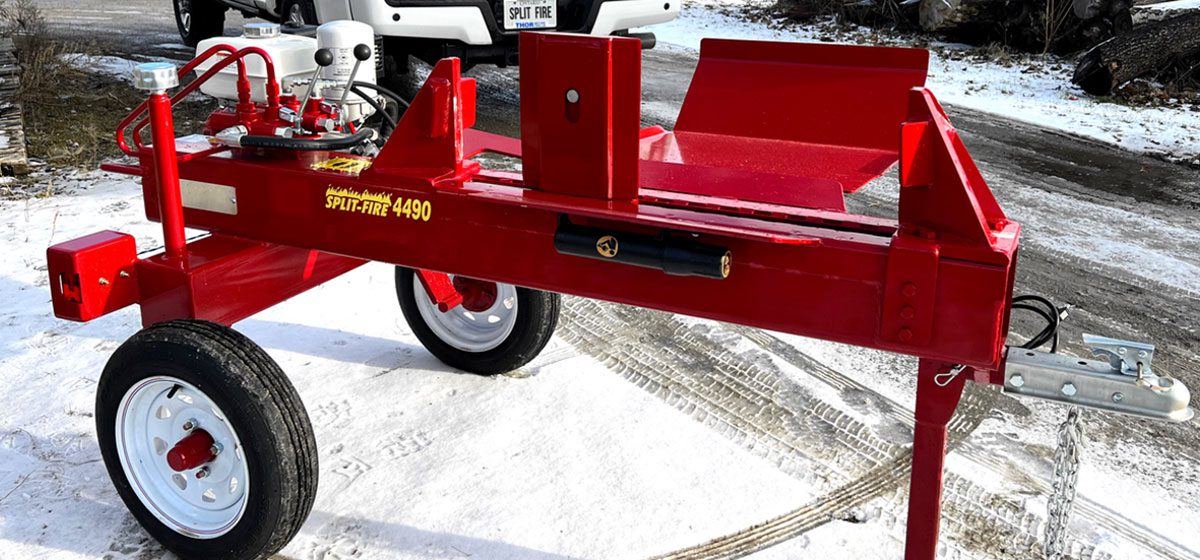 4490 log splitter winter