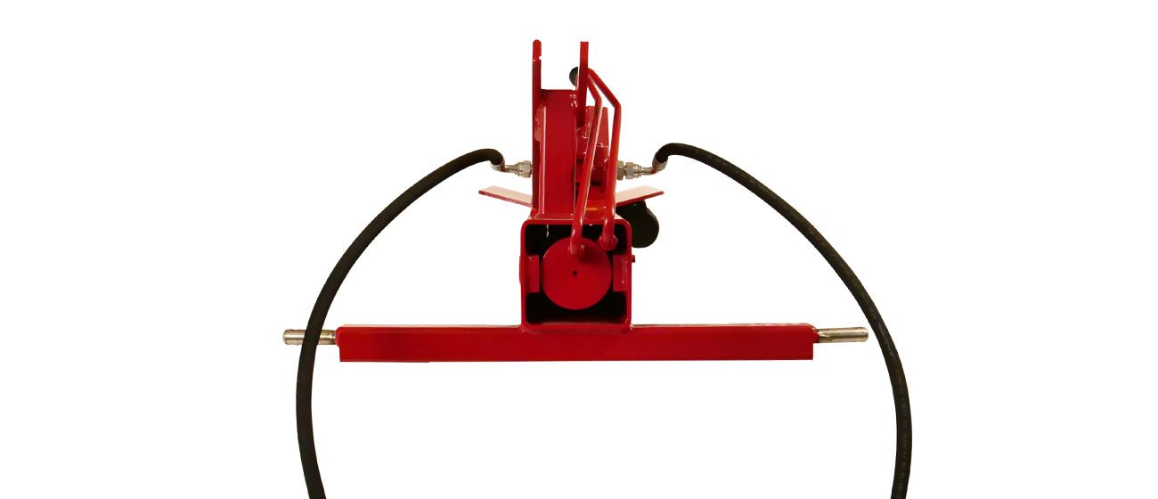 Split-Fire 3403 log splitter with 3-point hitch and 4-way wedge designed for maximum efficiency