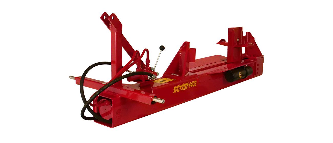 Powerful Split-Fire 4403 log splitter with 3-point hitch for heavy-duty tasks