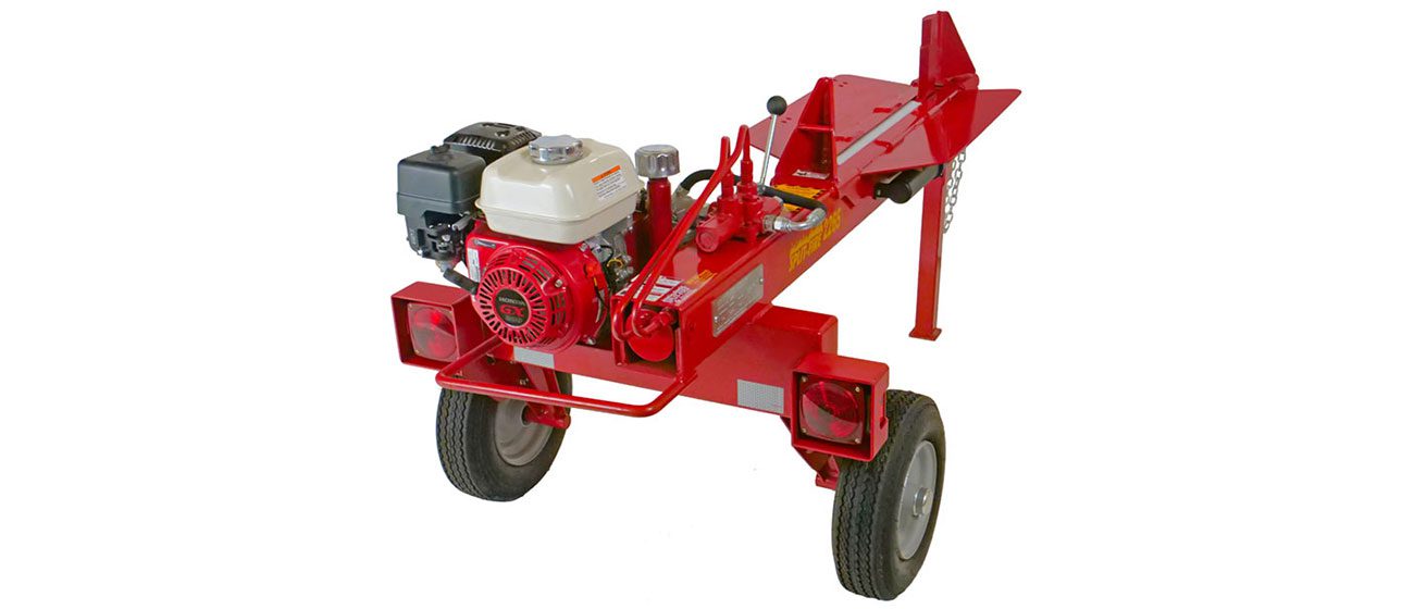 Efficient wood splitting with the red 2265 Split-Fire log splitter