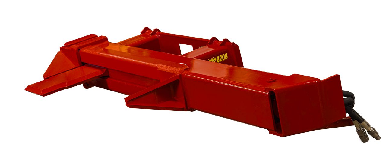 split-fire 6206 skidsteer log splitter front right side angle profile