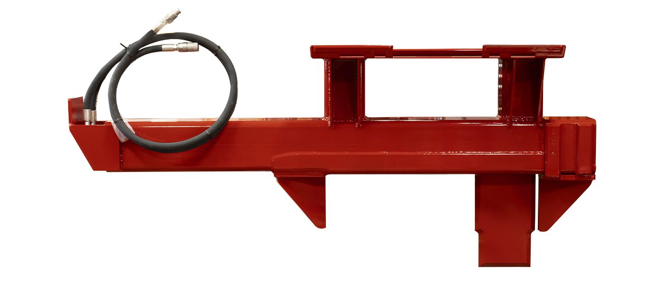 split-fire 6206 skidsteer log splitter front profile