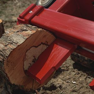 6206_new4 split-fire 6206 skid steer log splitter close up of splitting large log