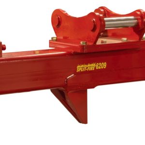 split-fire 6209 excavator log splitter left side view