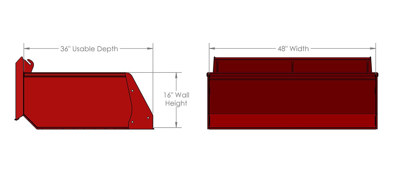 3d computer drawing blueprint of the split-fire 48 inch hi cap