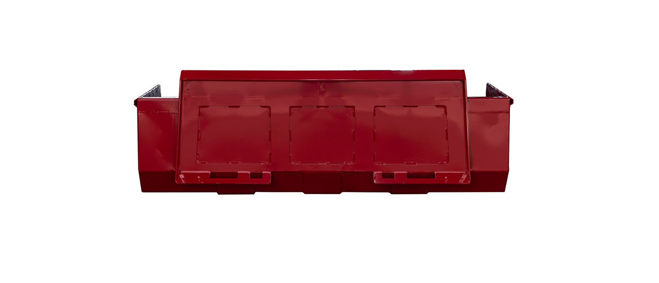 rear profile of a 48 inch split-fire hi cap bucket