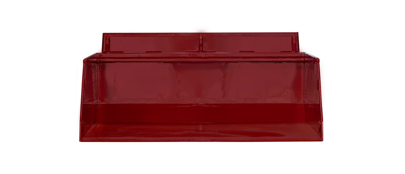 front profile of a 48 inch split-fire hi cap bucket
