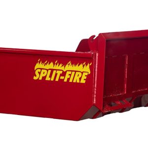 rear side profile of a 60 inch split-fire hi cap bucket