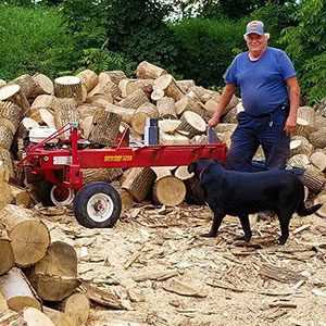 gas powered wood chipper