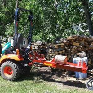 skid steer log splitter