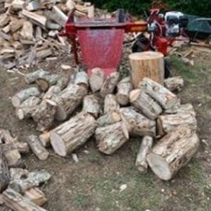 Gas powered log splitter